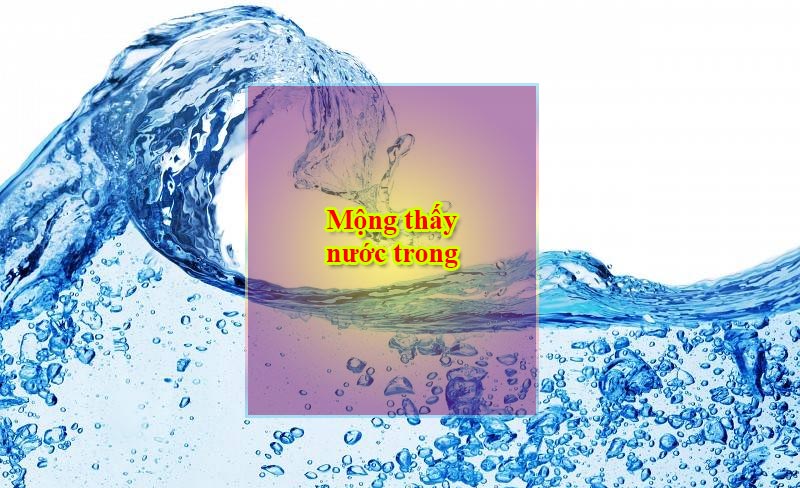 Mộng thấy nước trong