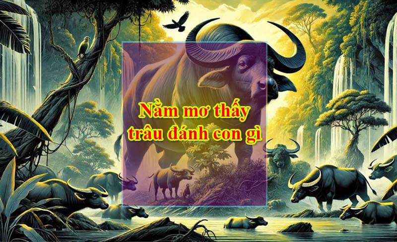Nằm mơ thấy trâu đánh con gì Nằm mơ thấy trâu đánh con gì